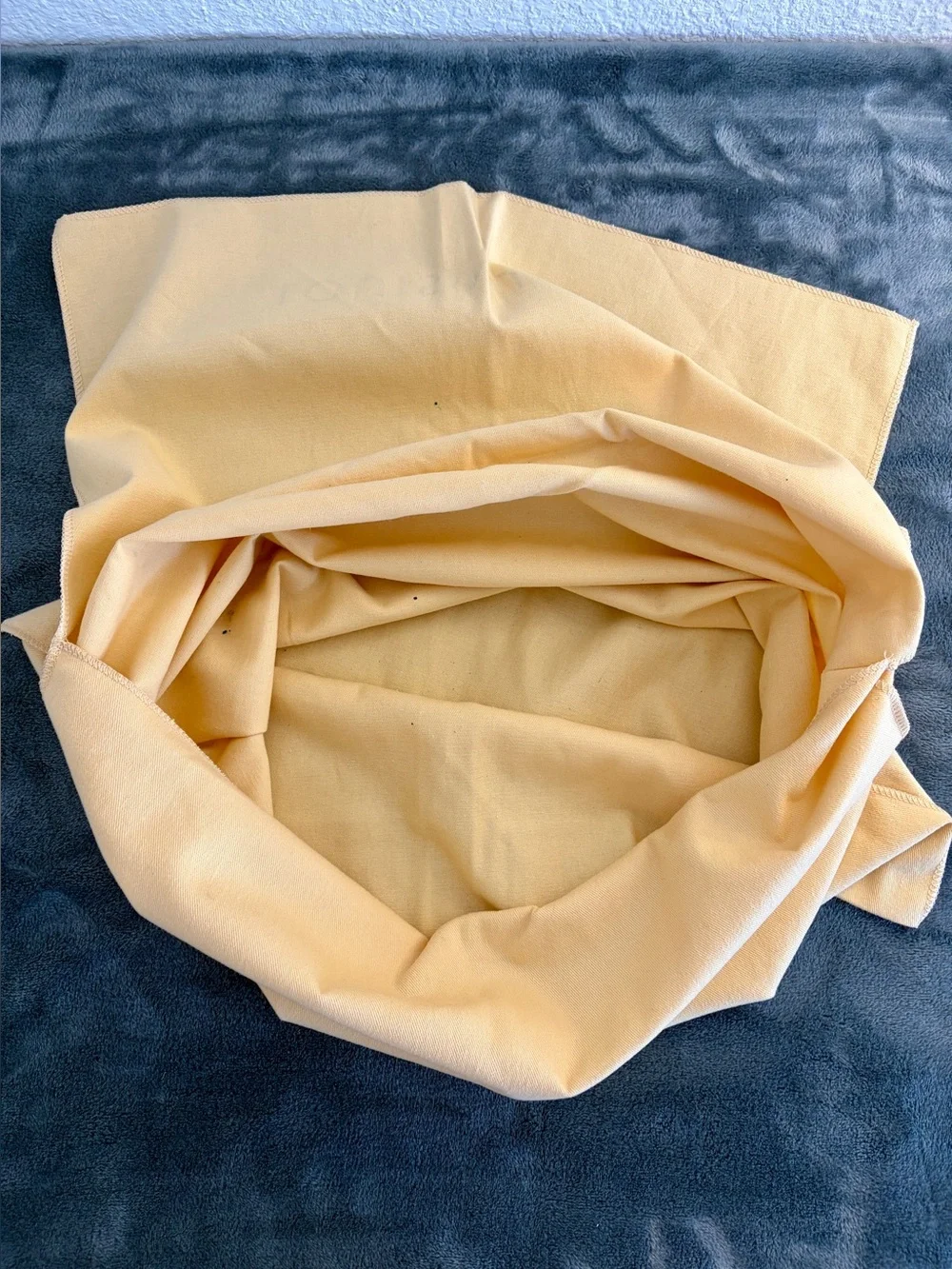 Authentic Louis Vuitton Envelope Dust Bag Light Brown  18 x 14 inches